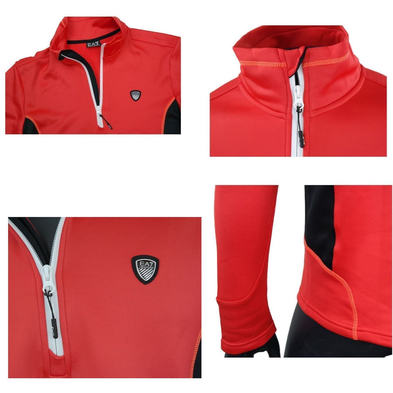 Armani Maglioni & Felpe: Emporio Armani Herren halbzip Pullover rot /Gr.M – Nuovo e nell'imballaggio originale da Wohlenschwil venduto da EddieS-Outlet 6