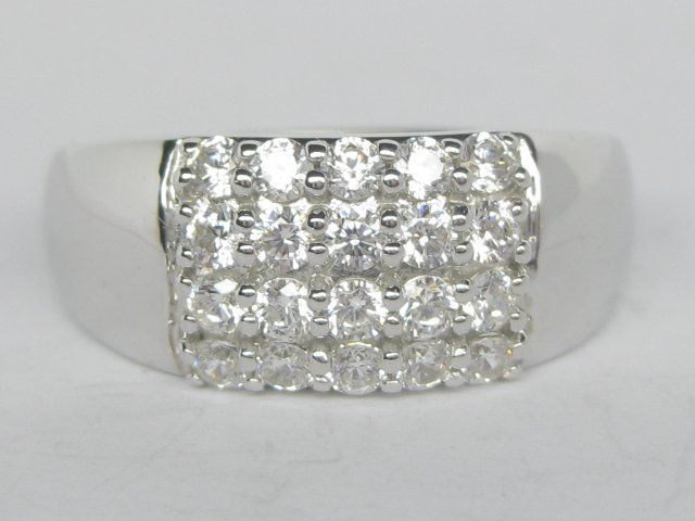 Anelli: Silber Ring 925 Zirkonia / D 17 mm – Usato da Ermatingen venduto da Decovin 7