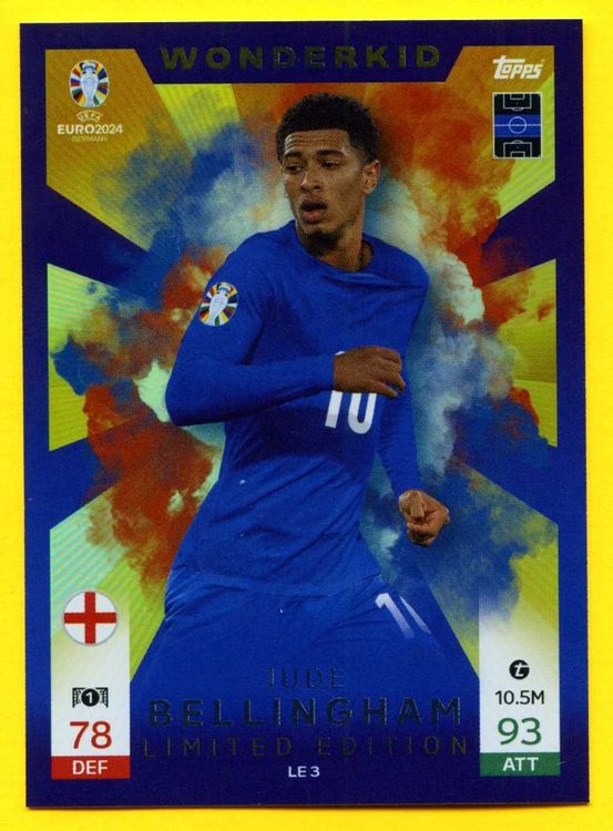 Topps Match Attax EURO 2025 LE 3 Jude Bellingham WONDERKID Kaufen auf