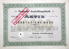 Deutsche Ansiedlungsbank, Berlin - 1923