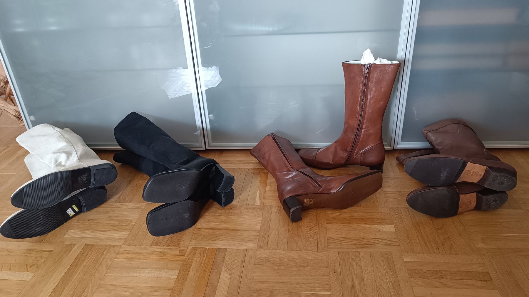 Scarpe da donna: 4 hohe/ halbhohe Damenstiefel – Usato da Baden venduto da zuppel 1