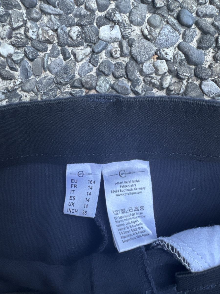 Collant & Leggings: Reithose dunkelblau Kinder Gr. 164 – Usato da Naefels venduto da Renault01 3