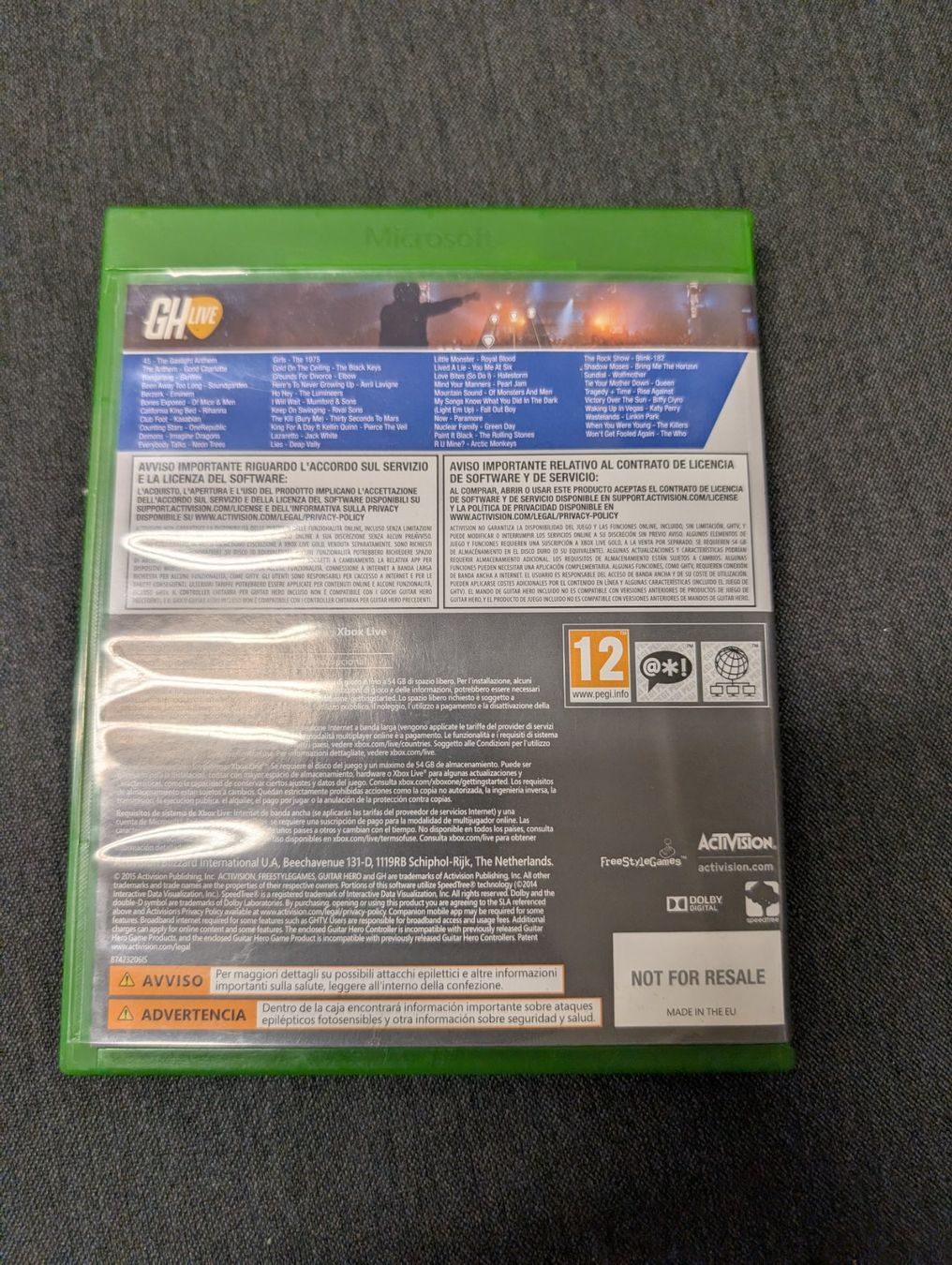 Giochi: Guitar hero live Microsoft Xbox Series x / one – Usato da Giubiasco venduto da Ticinerd 1