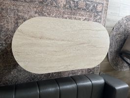 Couchtisch Travertinoptik