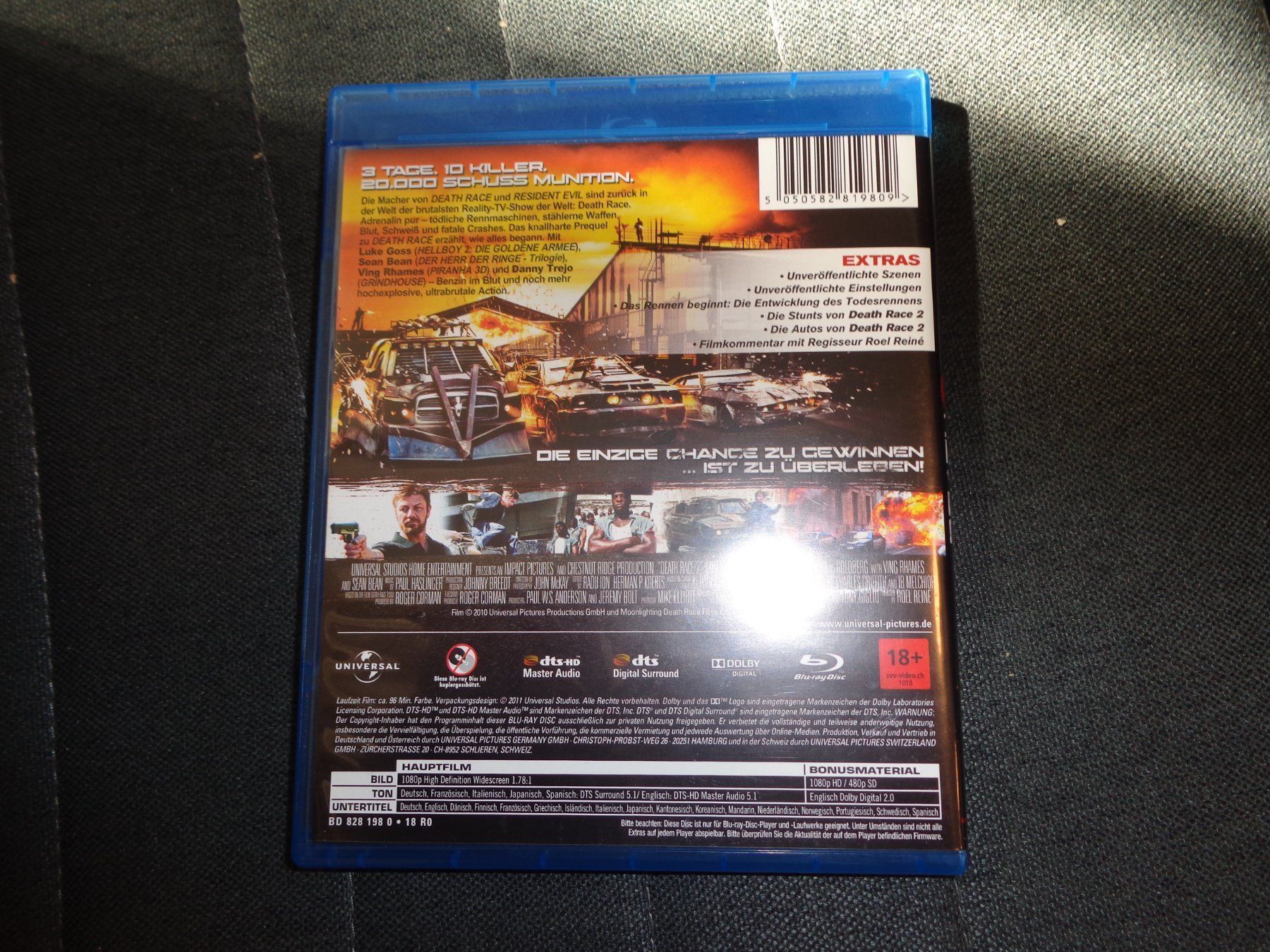 Tutti i DVDs: Death Race 2 BLU-RAY – Usato da Olten venduto da Disc-Verkauf 2