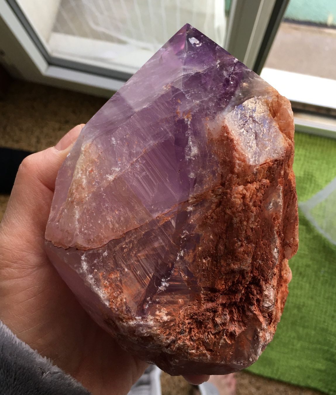 Mineralien & Heilsteine: améthyste grosse pointe en partie polie env. 1600gr – Gebraucht aus Vevey von zabounetta 5