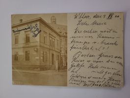 Alte Ansichtskarte Restaurant  Post Thal gelaufen 1907 Box1