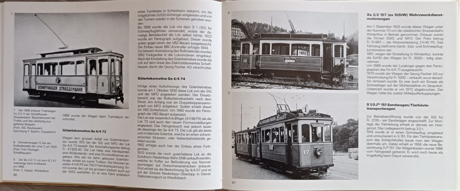 Libri: Die Schaffhauser Strassenbahnen Geschichte und Rollmaterial  – Usato da Baar venduto da bri_xh5s 1