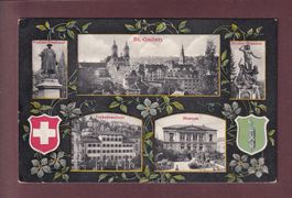 ST. GALLEN - 5 Bilder - 1912