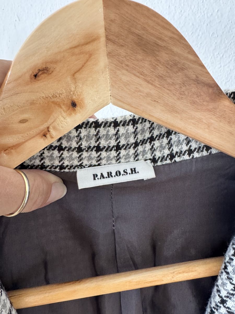 Giacche: Stylish P.A.R.O.S.H Houndstooth Blazer - Size M – Usato da Zürich venduto da Flao_78376 2