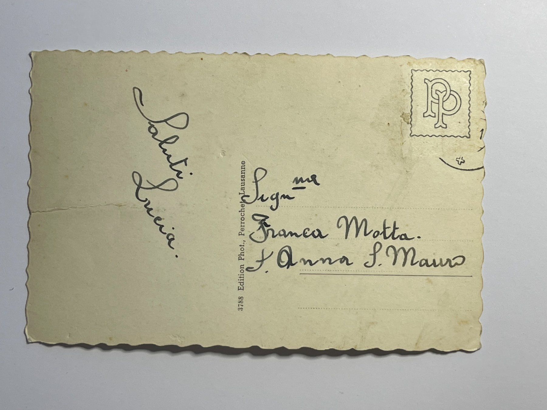 Cartoline postali: Gd St Bernard - 4 Ansichten – Usato da Steg VS venduto da _vinci_ 1