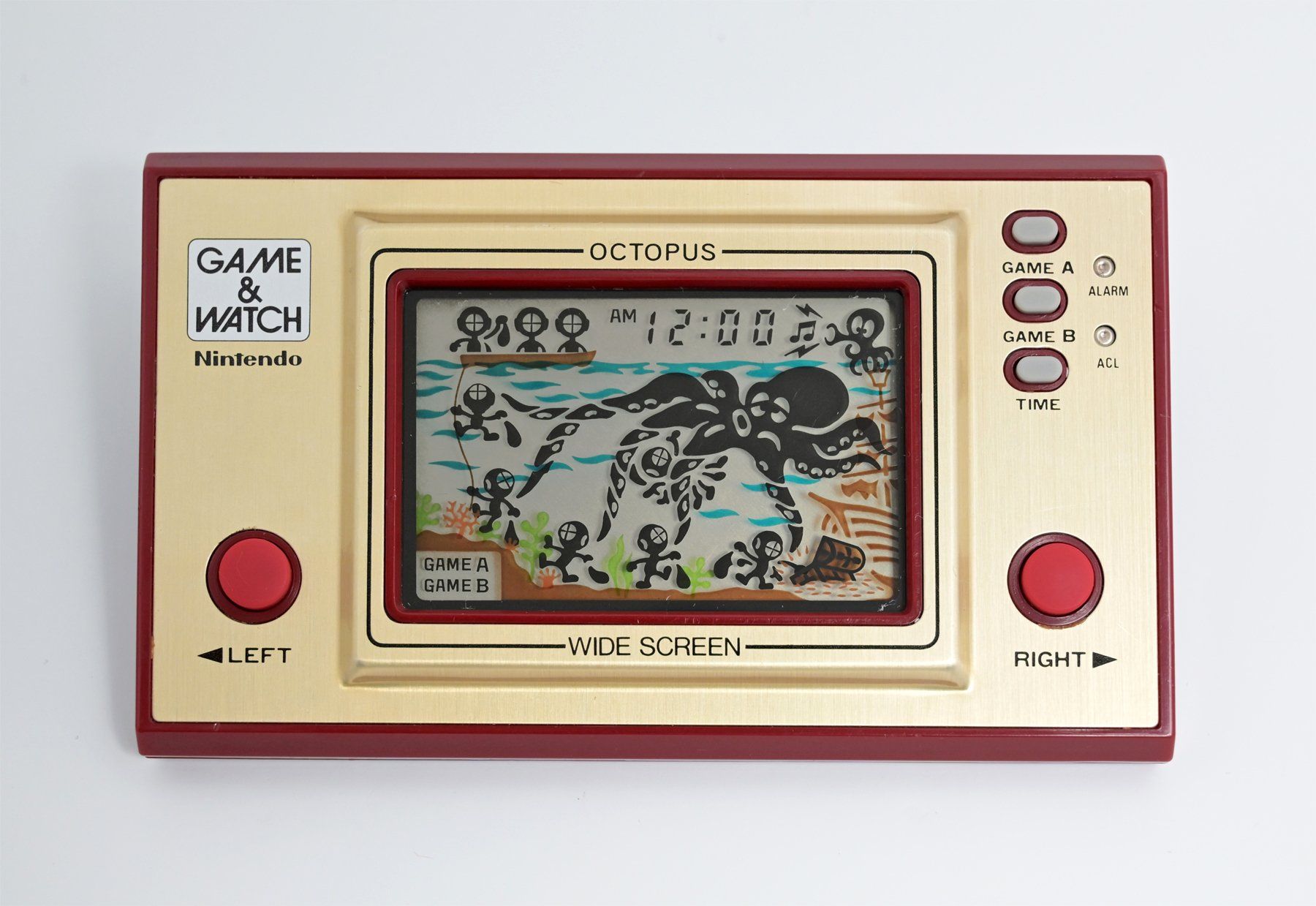 Nintendo Consoles: Nintendo Game and Watch Octopus – D'occasion à Winkel par m_classic 1