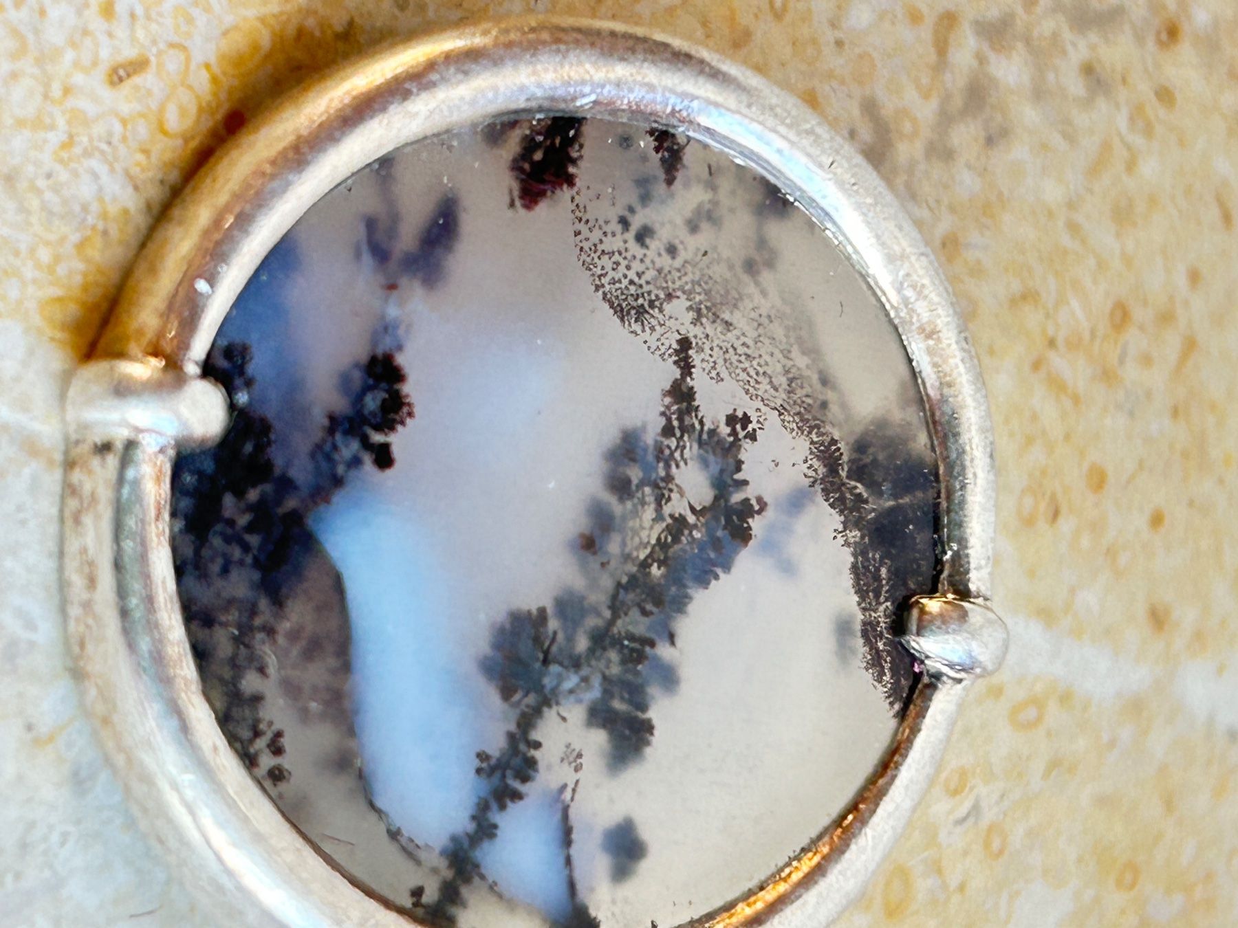Broschen & Nadeln: Handgefertigte Achat BROSCHE in Silber gefasst – Gebraucht aus Basel von bellespirit 7