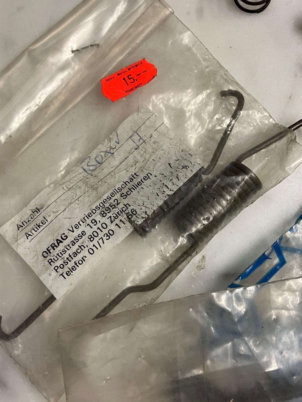 Parti ricambio per ciclomotori: Diverse Piaggio-Teile, OFRAG, originalverpackt – Usato da Regensdorf venduto da 7ws8 5