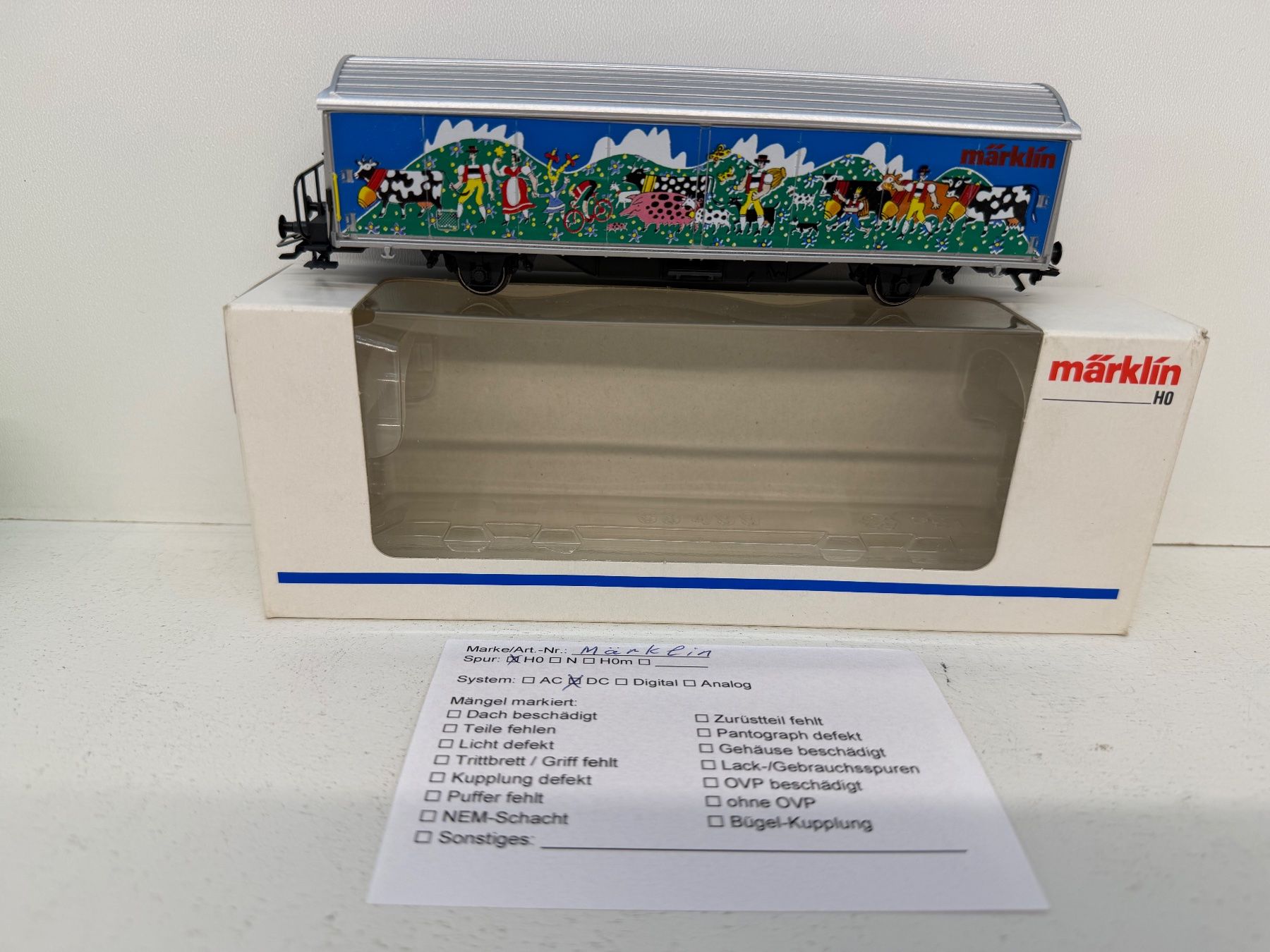 Märklin Modelleisenbahnen: Märklin 84735,11 Hbis Güterwagen Schiebeandwagen – Gebraucht aus Büsserach von ModellbahnDepot 8