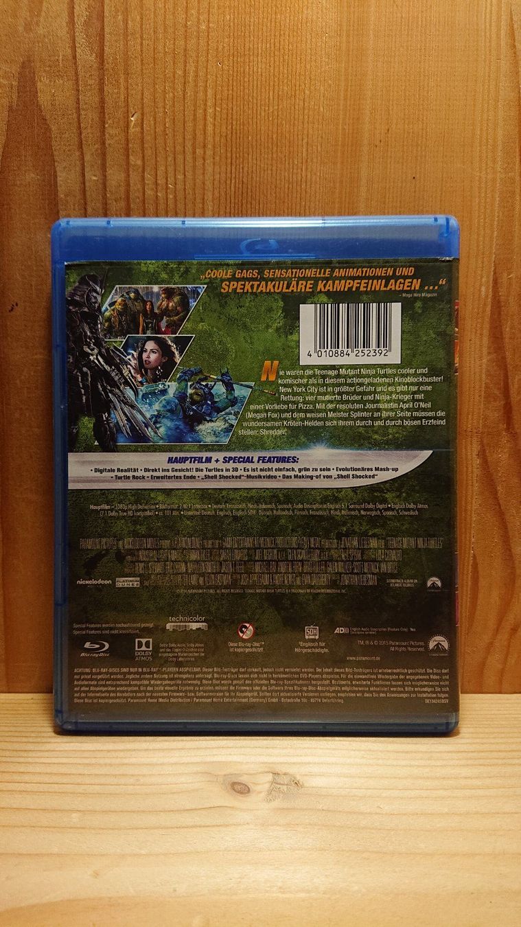 Tutti i DVDs: TEENAGE MUTANT NINJA TURTLES Blu-Ray – Usato da Wilderswil venduto da Exebub 1