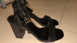 Sandales à talons Michael Kors noires – Taille 41 – Très bon