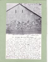 St-Légier Mur d' une vieille maison 1911