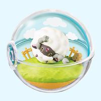 Pokémon - Figur Figurine - WOOLOO - Terrarium HAPPY Re-Ment