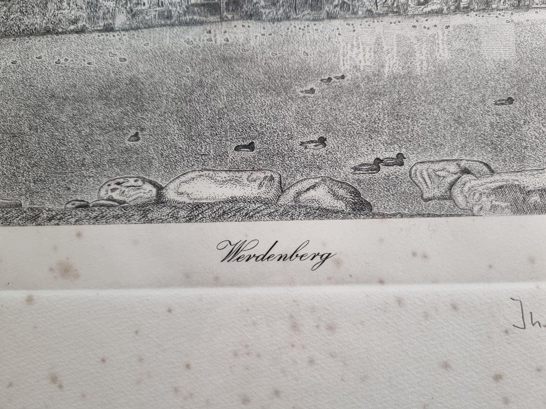 Dipinti: Originale Radierung Werdenberg, handsigniert, gerahmt – Usato da Trachslau venduto da bastet06 2