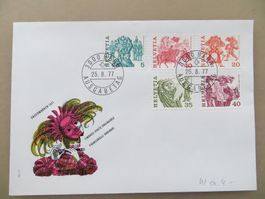 4 Briefe  FDC Volksbräuche 1977, 1982, 1984