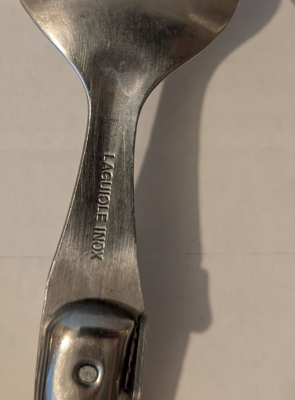 Cucchiai: 3 Couverts Laguiole Inox – Usato da Echallens venduto da VintageMann