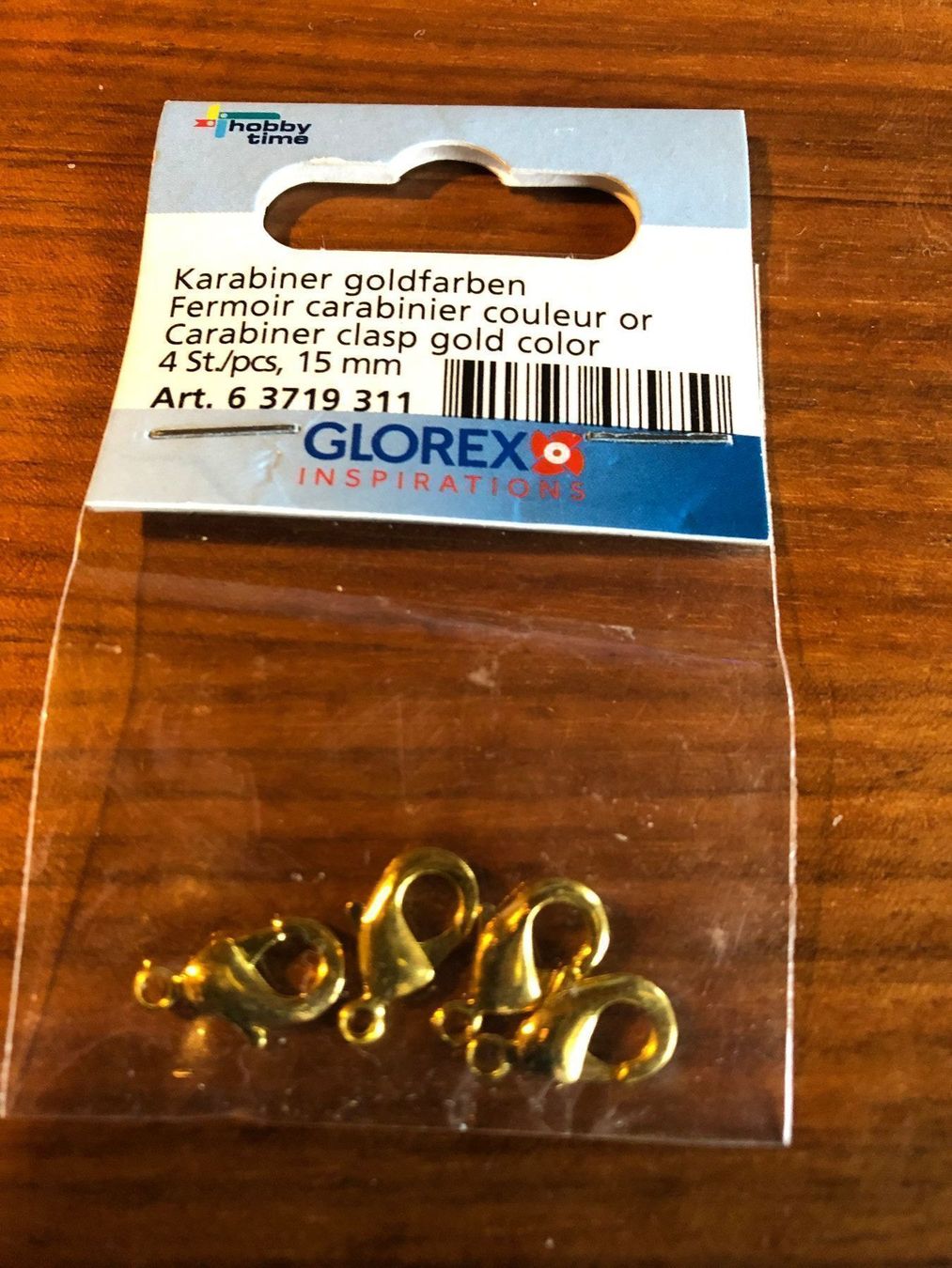 Matériel de grimpe: Karabiner goldfarben 15mm 4x – Neuf avec emballage d'origine à Siblingen par Jayuah 1