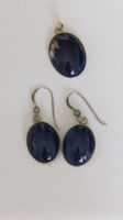 Set Bijoux Argent 925 et Pierre Bleu (Lapis-lazuli/Cyanite)