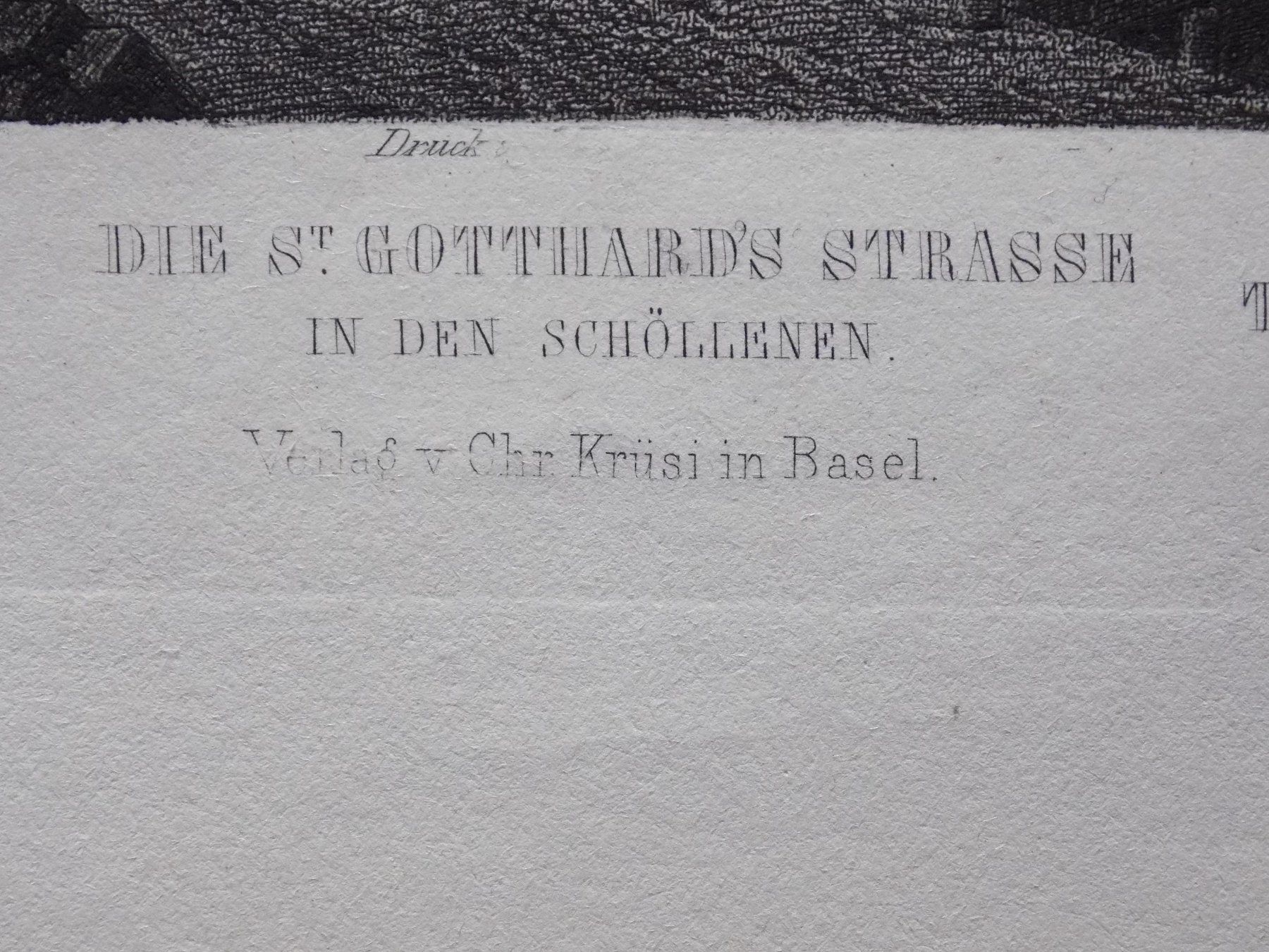Stiche: Die Gotthard Strasse Schöllenen – Gebraucht aus Risch von Rischli15 2