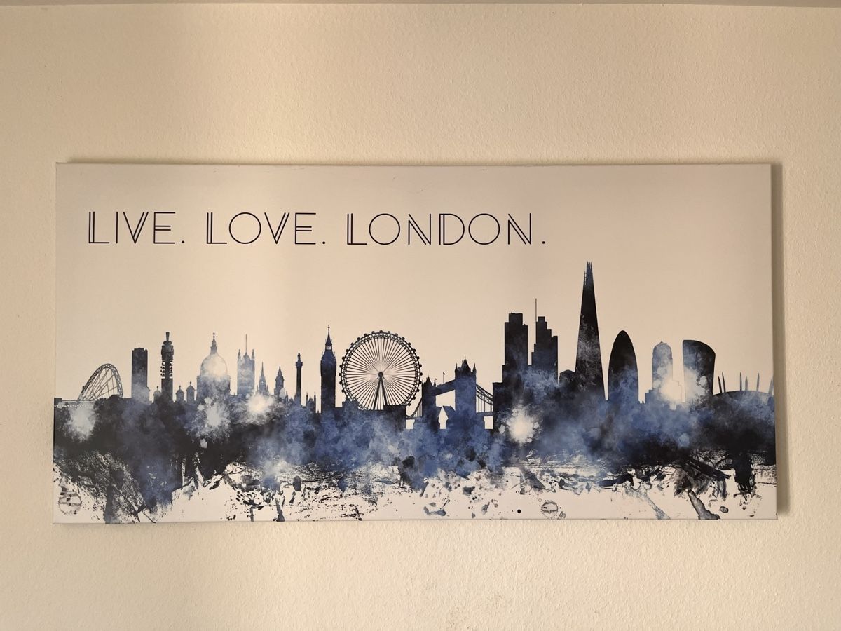 Gemälde: London Skyline Wandbild – Gebraucht aus Zürich von pasx