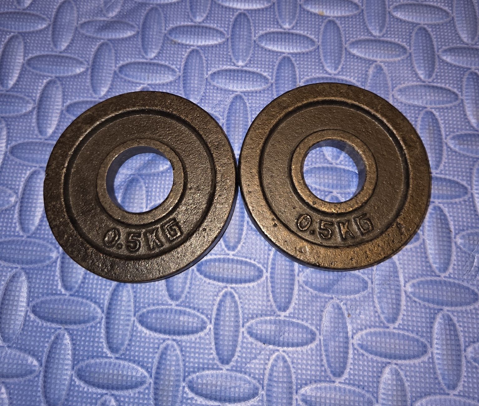 Manubri & Pesi: 2 × 0.5Kg Hantelscheiben – Usato da Pfäffikon ZH venduto da Nana114 1