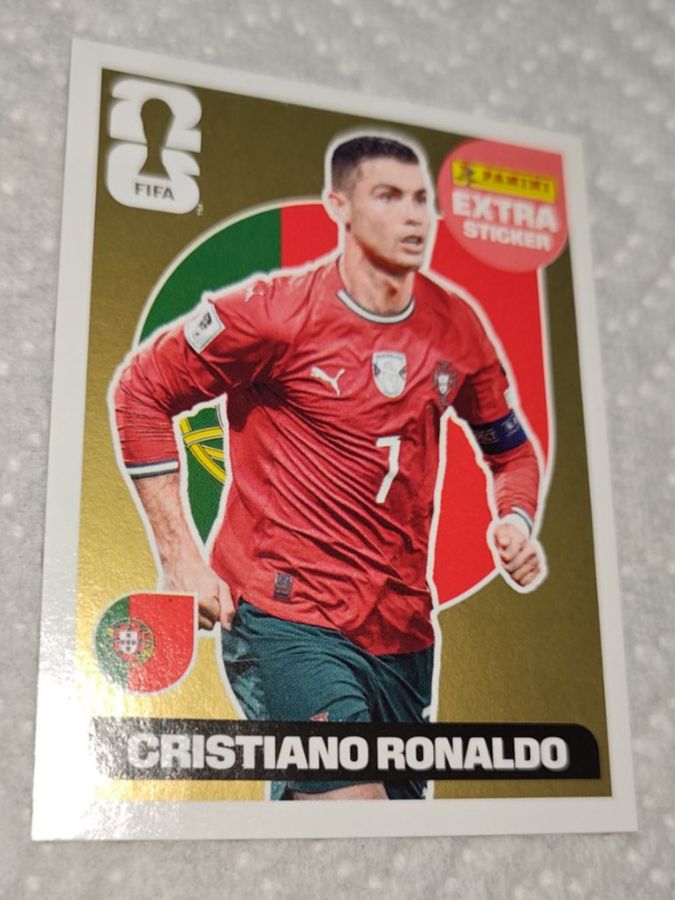 Panini Carte collezionabili: Cristiano Ronaldo Panini extra Sticker Gold – Nuovo (secondo la descrizione) da Wichtrach venduto da BullyMaguire 3