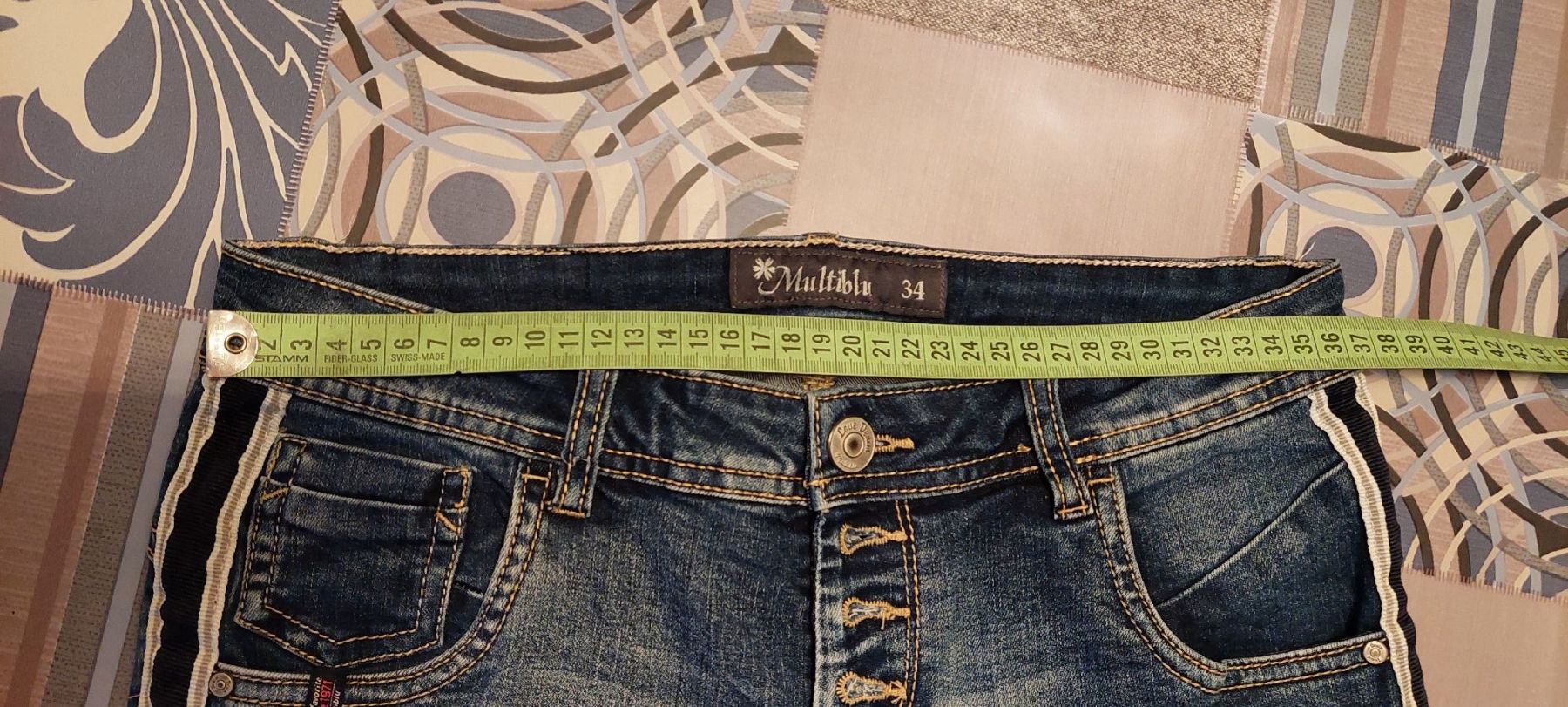 Jeans: Jeans-Hose Gr. 34 kurz – Nuovo (secondo la descrizione) da Langendorf venduto da MASENI25 2