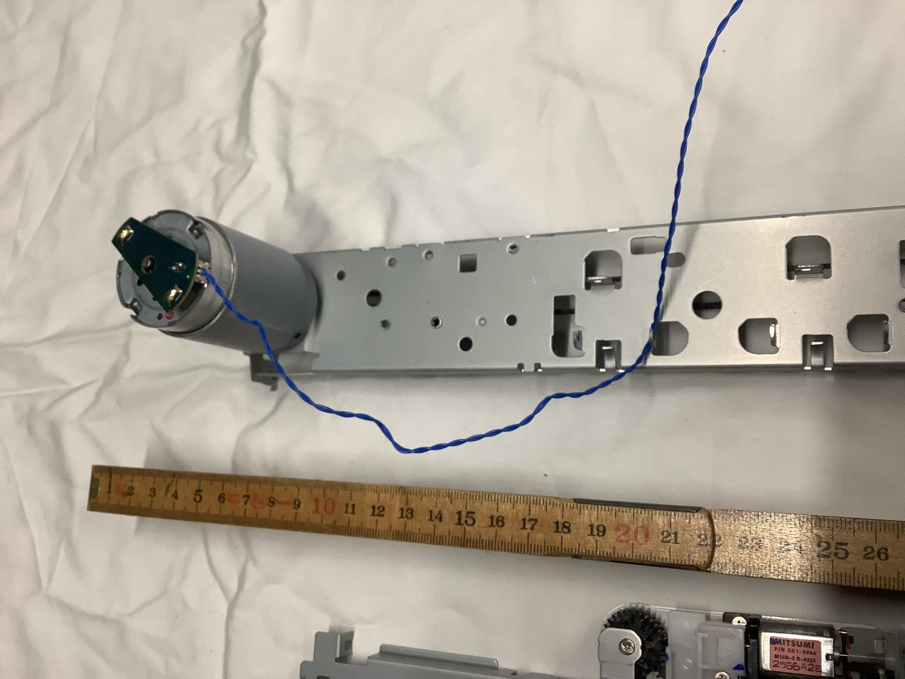 Motori: MODELLBAU DRUCKER LAUFSCHLITTEN MIT ELEKTROMOTOR – Usato da Glarus venduto da Mdelphi 8