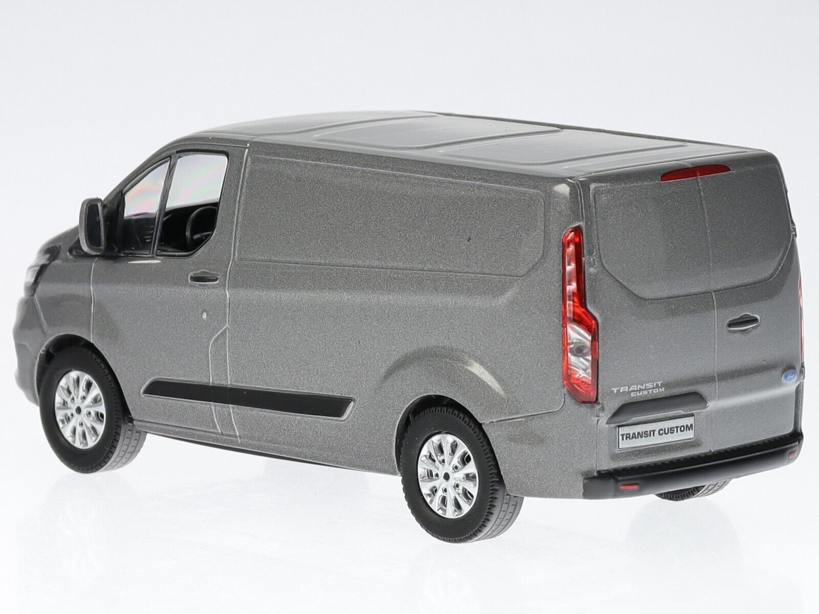 Ford Modellini d'auto: Ford Transit Custom V32MCA Phase II seit 2018 Magnetic grau – Nuovo e nell'imballaggio originale da Gerlafingen venduto da espero88 1