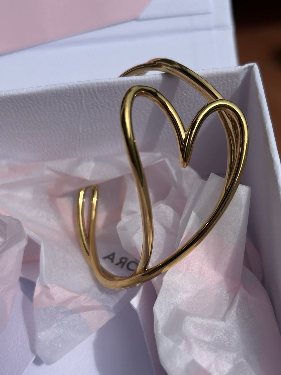 Pandora Bracciali & Braccialetti: PANDORA Celestial Heart Clasp Bangle – Usato da Möhlin venduto da seerose6 1