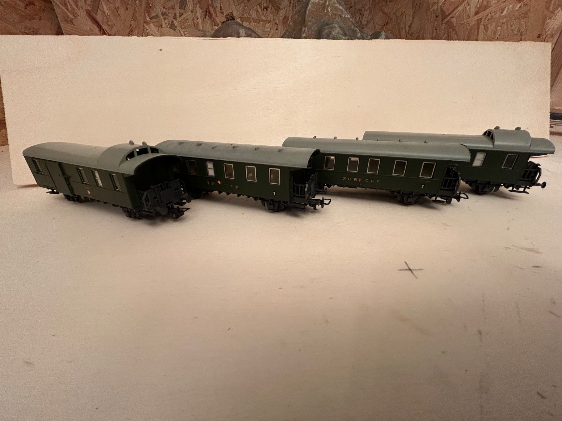 Zimo Modelleisenbahnen: Wagenset SBB Kleinwagen H0 – Gebraucht aus Aesch (Neftenbach) von klaibovski