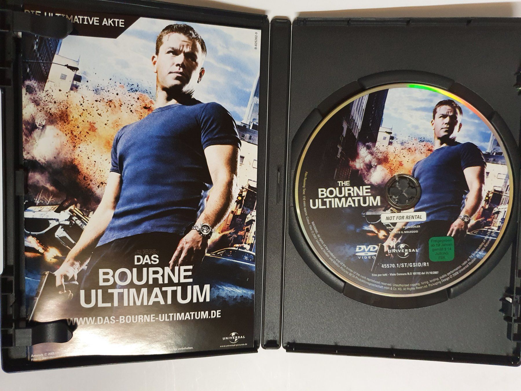 Tutti i DVDs: Das Bourne Ultimatum DVD – Usato da Oberdorf BL venduto da BaldenEagle 3