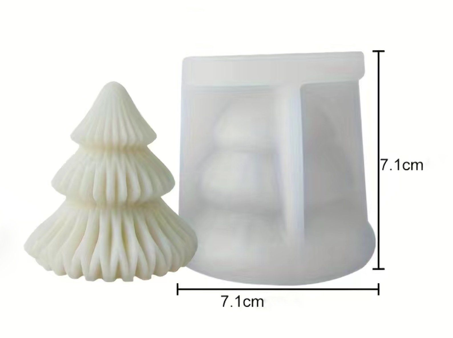 Teglie da forno: Giessform Silikonform Weihnachtsbaum Origami – Nuovo e nell'imballaggio originale da Kaltbrunn venduto da schere-stein-papier