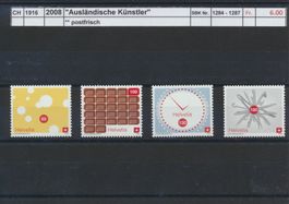 2008 "Ausländische Künstler", ** postfrisch