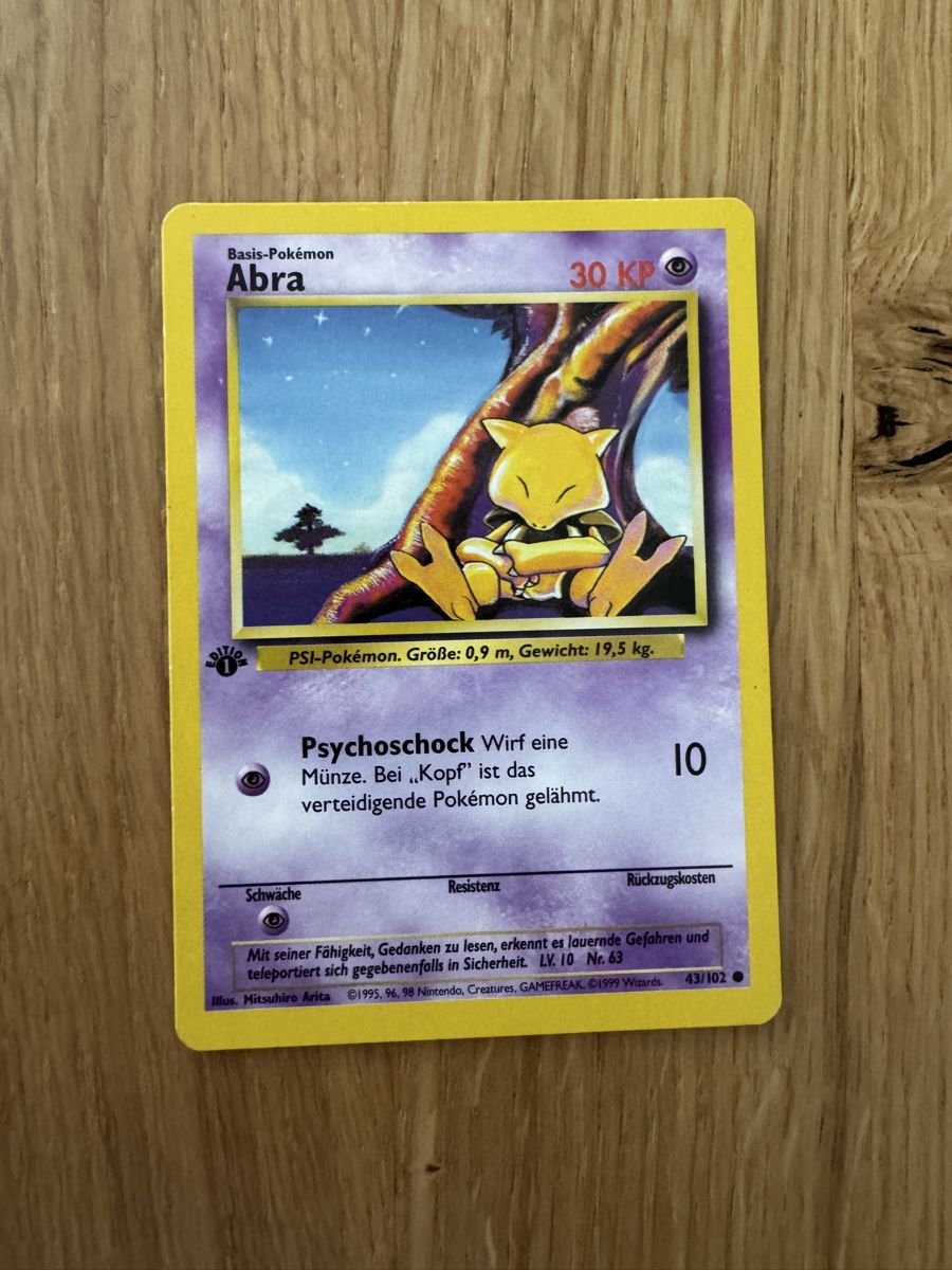 Cartoline: Abra first edition  – Usato da Meinisberg venduto da Knightdeals