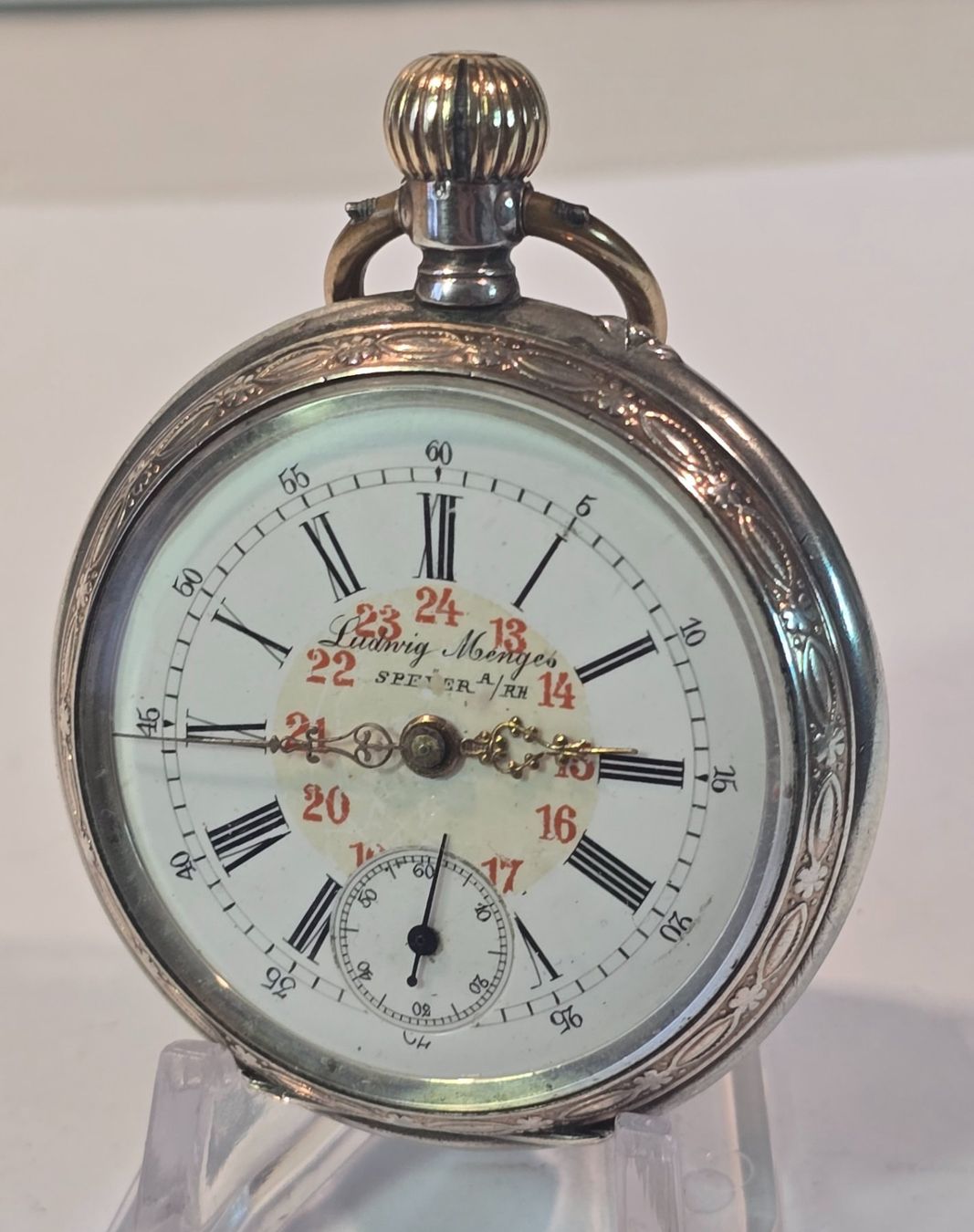 Orologi: Silbertaschenuhr  Ludwig Menges Speyer – Usato da Ennetbürgen venduto da 50shafali53