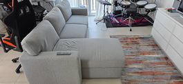 Divano letto con chaise-long