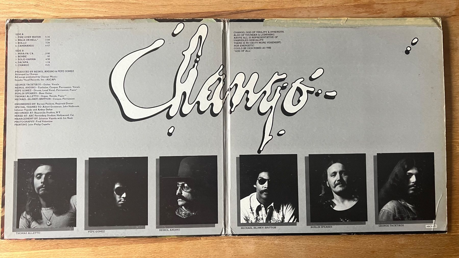 Dischi in vinile: Chango - Same / 1. US-Press. 1975 - Latin Rock – Usato da Gais venduto da soundcave57 2