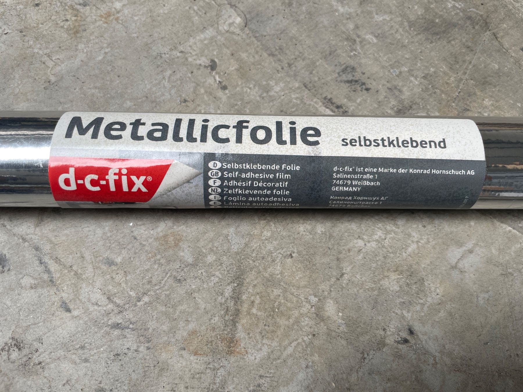 Sonstige Dekorationen & Accessoires: DC Fix Folie Silber – Neu und originalverpackt aus Waldkirch von SANDRADUBLER 1