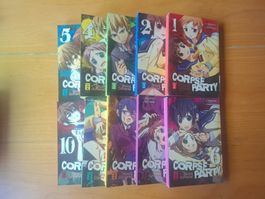 Corpse Party Blood Covered 1-10 Manga (Komplett) (Rarität)
