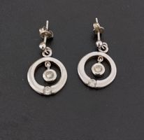 OHRRINGE MIT ZIRKONIA IN 925 SILBER