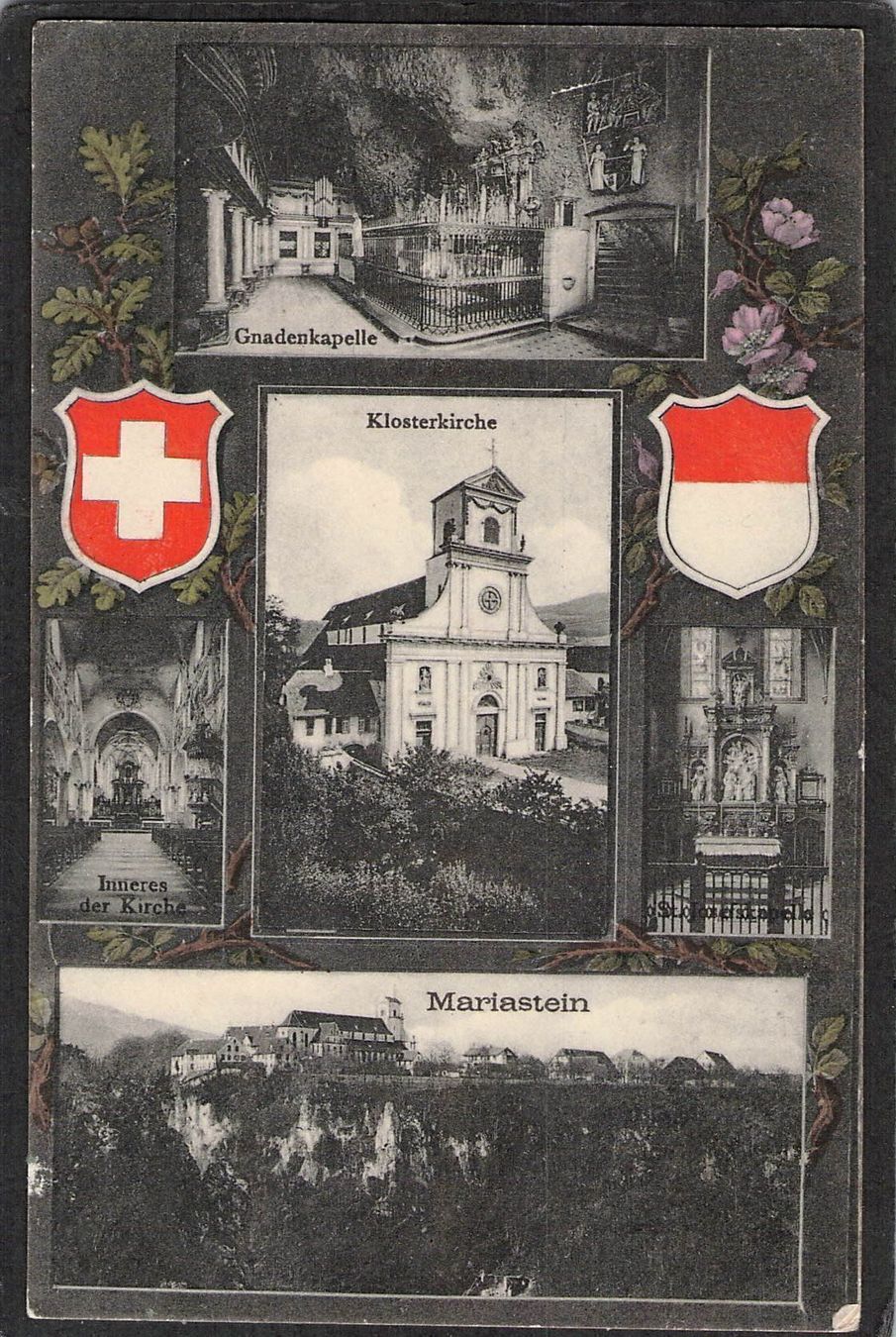 Cartoline postali: ^Mariastein SO , Klosterkirche – Usato da Reichenburg venduto da Pipo-67