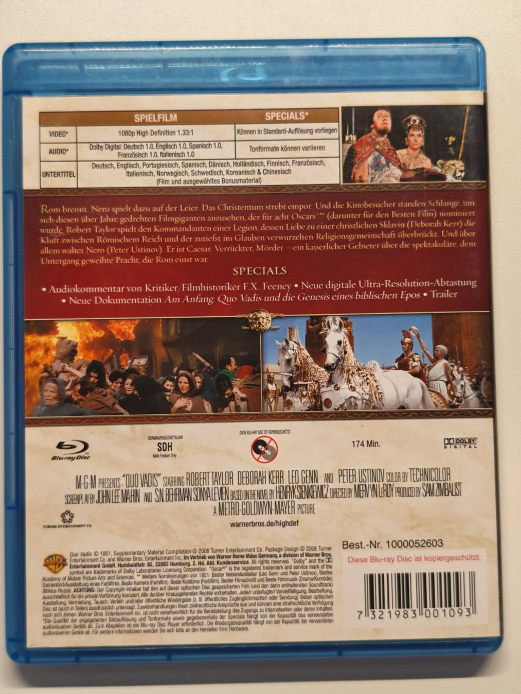 Tous les DVDs: Quo Vadis – D'occasion à Liestal par Kratzilla 2