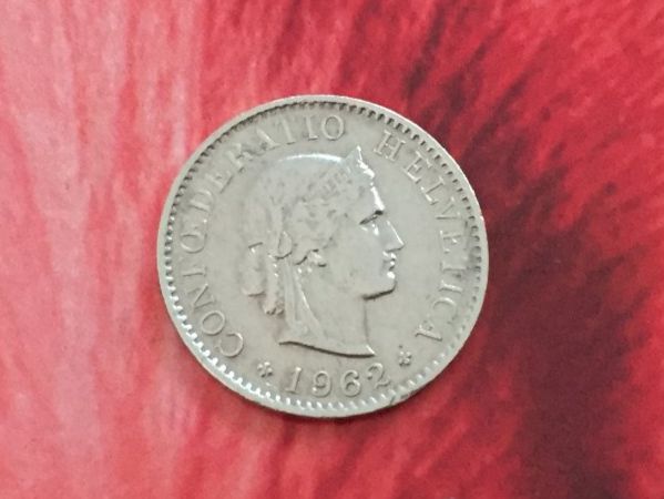 Tutti le monete: 5 Rappen 1962 ss+ – Usato da Elsau venduto da herbybay
